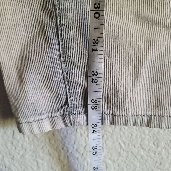 Free People Skinny Leg Low Rise washed out Gray Corduroy Pants Womens 28 - Picture 11 of 12